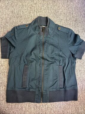 Tulle women’s Short-Sleeve Zip Front Jacket